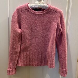 Express Pink Crew Neck Sweater. 100% lamb wool